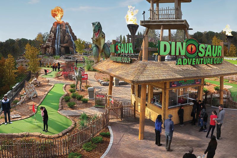 Dinosaur Adventure Golf Open In Niagara Falls