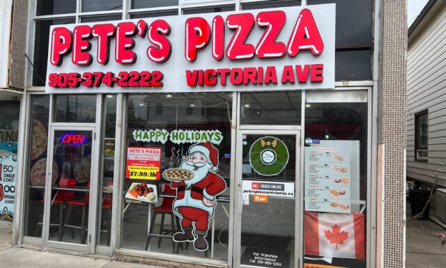 Pete’s Pizza -Victoria Ave-
